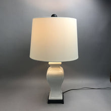 Load image into Gallery viewer, White Ceramic Table Lamp (24")

