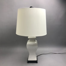 Load image into Gallery viewer, White Ceramic Table Lamp (24")
