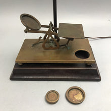 Load image into Gallery viewer, Vintage Scale Table Lamp (23") As Is
