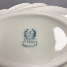Load image into Gallery viewer, Lenox Vintage Acanthus Leaf Shell Ivory Porcelain Bowl Candy Dish USA (6")
