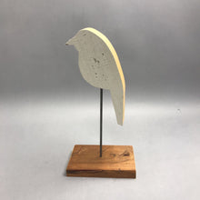 Load image into Gallery viewer, Hand-Carved Wood Bird Sculpture Mounted On Base (12"x6")
