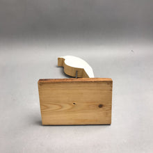 Load image into Gallery viewer, Hand-Carved Wood Bird Sculpture Mounted On Base (12"x6")
