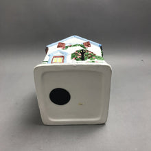Load image into Gallery viewer, Decorative Ceramic "Flower Shop" Birdhouse (5"x5"x8")
