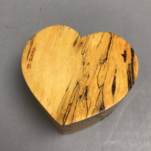 Load image into Gallery viewer, Hand-Carved Heart-Shaped Puzzle Trinket/Jewelry Box (~2x3x3.5)

