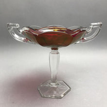 Load image into Gallery viewer, Westmoreland Ruby Red Glass Pedestal Dish (6.5x8x5.5)
