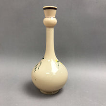Load image into Gallery viewer, Victorian Bristol Glass Vase with Hand-painted Flowers (10")
