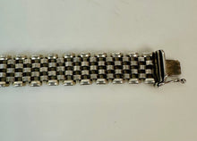 Load image into Gallery viewer, Sterling Milor Basketweave Link Bracelet (8")
