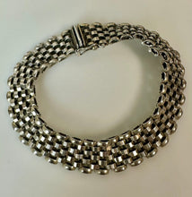 Load image into Gallery viewer, Sterling Milor Basketweave Link Bracelet (8")
