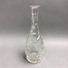 Load image into Gallery viewer, Vintage Lead Crystal Decanter with Rose &amp; Diamond Pattern No Stopper (10")
