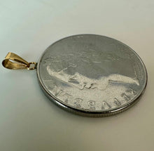 Load image into Gallery viewer, 1978 100 Lire Italian Coin w/ 14K Gold Bail (1.5")

