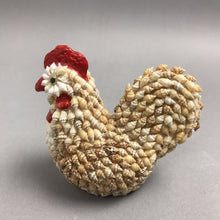 Load image into Gallery viewer, Vintage Sea Shells Rooster Figurine (4")
