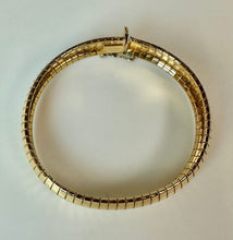 Load image into Gallery viewer, Milor Gold Plated Sterling Omega Bracelet (7.5")

