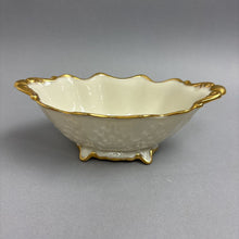 Load image into Gallery viewer, Vintage Lenox Footed Lorelei Gold Trim Candy Bowl Nut Dish Scalloped Gold Edges (2x7x4)
