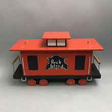 Load image into Gallery viewer, Wooden Rock Island Train Caboose Birdhouse (~10x16x6)
