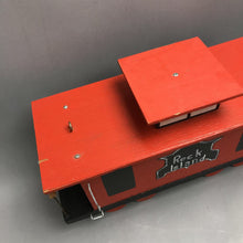 Load image into Gallery viewer, Wooden Rock Island Train Caboose Birdhouse (~10x16x6)
