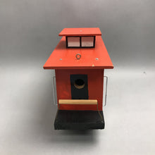 Load image into Gallery viewer, Wooden Rock Island Train Caboose Birdhouse (~10x16x6)
