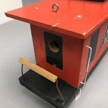 Load image into Gallery viewer, Wooden Rock Island Train Caboose Birdhouse (~10x16x6)
