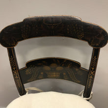 Load image into Gallery viewer, Antique Hitchcock Style Black Chair (35x18x18)
