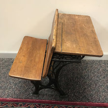 Load image into Gallery viewer, Antique School Desk (26x20x14)
