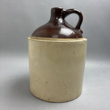 Load image into Gallery viewer, Antique Stoneware Jug With Brown Handle &amp; Glazed Top (13")
