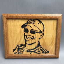 Load image into Gallery viewer, Framed Dale Earnhardt Jr Laser Carved Wood Art (10x12.5)
