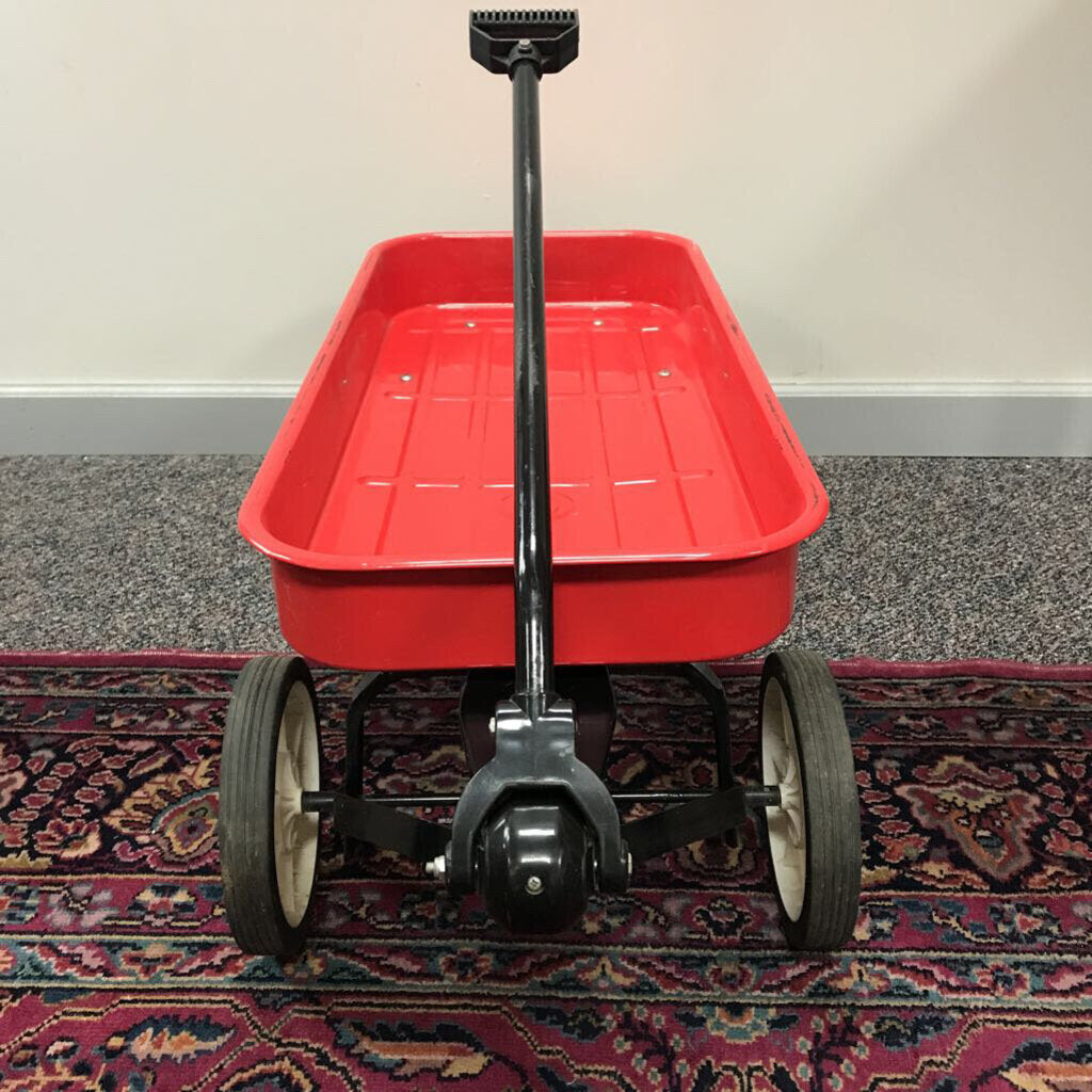 Vintage Roadmaster USA Red Metal Steel Wagon (36