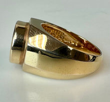 Load image into Gallery viewer, Ross Simons Gold Vermeil Sterling Pink Gem Ring sz 7
