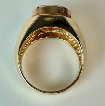 Load image into Gallery viewer, Ross Simons Gold Vermeil Sterling Pink Gem Ring sz 7
