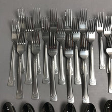 Load image into Gallery viewer, Cambridge Dana Frost 88-pc Stainless Steel Flatware Set
