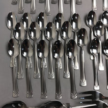Load image into Gallery viewer, Cambridge Dana Frost 88-pc Stainless Steel Flatware Set

