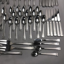 Load image into Gallery viewer, Cambridge Dana Frost 88-pc Stainless Steel Flatware Set
