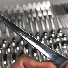 Load image into Gallery viewer, Cambridge Dana Frost 88-pc Stainless Steel Flatware Set
