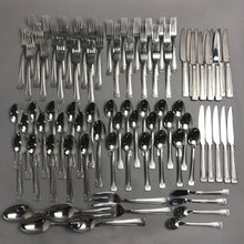 Load image into Gallery viewer, Cambridge Dana Frost 88-pc Stainless Steel Flatware Set
