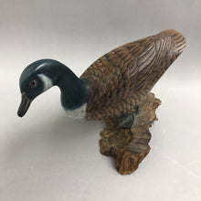 Load image into Gallery viewer, Hai Feng Carved Wooden Decoy - Canadian Goose (7x9x7.5)
