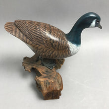 Load image into Gallery viewer, Hai Feng Carved Wooden Decoy - Canadian Goose (7x9x7.5)
