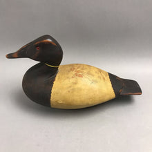 Load image into Gallery viewer, Bill Black Jr. Carved Wood Canvasback Duck Decoy (~7.5x12x5.5)
