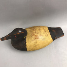 Load image into Gallery viewer, Bill Black Jr. Carved Wood Canvasback Duck Decoy (~7.5x12x5.5)
