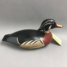 Load image into Gallery viewer, Bill Black Jr. Carved Wood Mallard Duck Drake Decoy (~7.5x13x5)
