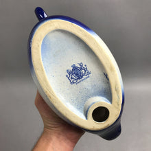 Load image into Gallery viewer, Staffordshire Cobalt Blue &amp; White Porcelain Duck (~6x12.5x5.5)
