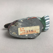 Load image into Gallery viewer, Carved &amp; Painted Stone Duck Figurine (2.25x4.25x1.5)
