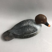 Load image into Gallery viewer, Walter Spayer Wooden Goldeneyes Duck Decoy (6x12x5.25)
