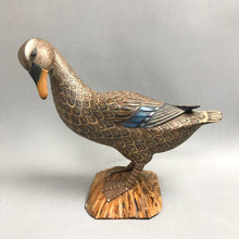 Load image into Gallery viewer, Wooden Deal Duck Decoy (As-Is) (~9.5x11x5.75)
