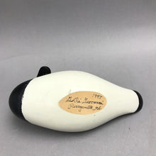 Load image into Gallery viewer, Wood Canvasback Duck Decoy Hand Carved Painted Red Head Signed (4x8)
