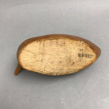 Load image into Gallery viewer, Smooth Varnished Natural Wood Carved Duck Decoy (4x7)
