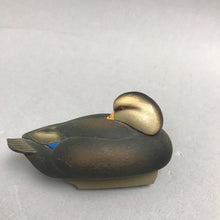 Load image into Gallery viewer, Vintage 2001 Ducks Unlimited Jett Brunet Mini Decoy Duck EUC (3")
