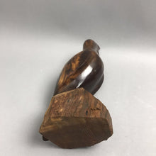 Load image into Gallery viewer, Vintage Hand-Carved Ironwood Quail Bird Figurine (12")
