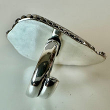 Load image into Gallery viewer, Silver Plated Dendritic Opal Ring (Adjustable)
