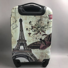 Load image into Gallery viewer, Transworld Eiffel Tower Carry-On Suitcase / Luggage (~22x14x9)
