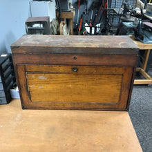 Load image into Gallery viewer, Antique Wood Machinist Tool Box AS IS
