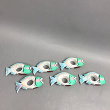Load image into Gallery viewer, Wooden Fish Napkin Ring - Set of 6 (5")
